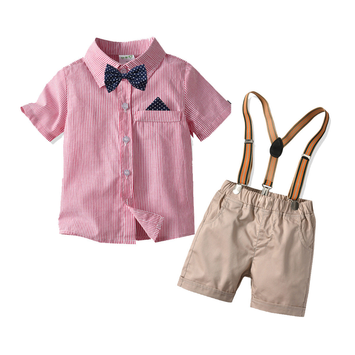 Boys bow tie dress suit shirt