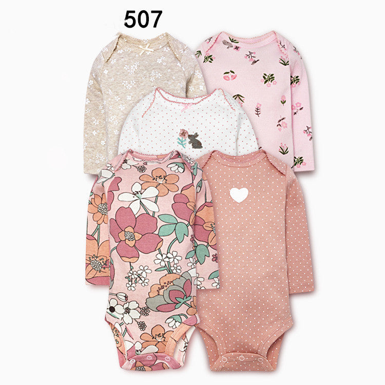 Baby Essential Long-Sleeve Romper Set