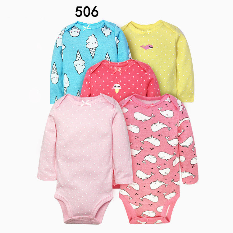 Baby Essential Long-Sleeve Romper Set