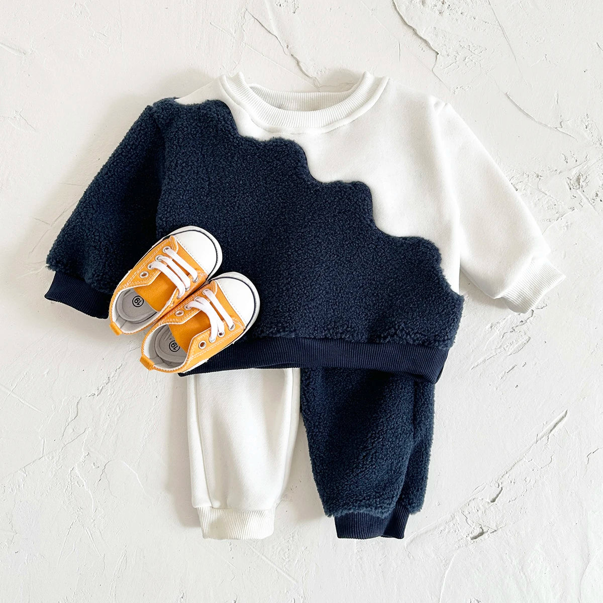 The Snuggle Set: Soft Lamb Wool Winter Wear for Baby Boys
