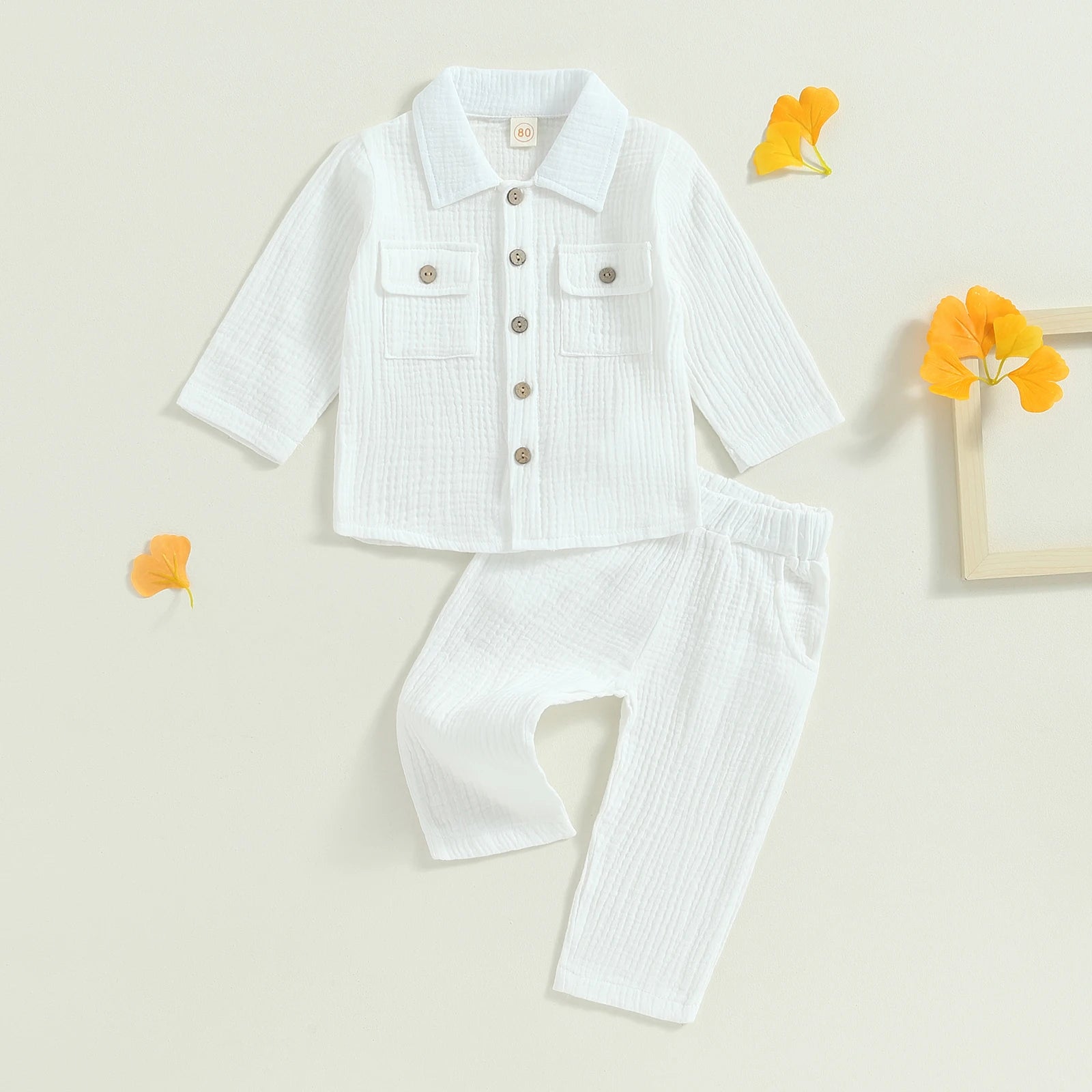 Pudcoco Linen Set - Boy's Outfit