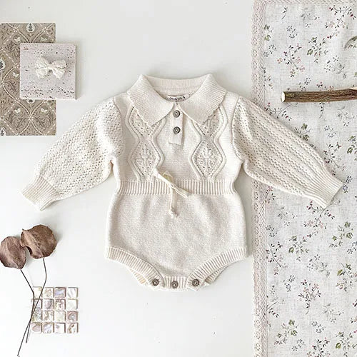 Korean Knit Baby Bodysuit