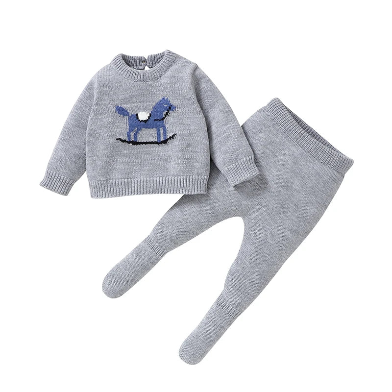 Winter Knitwear Set for Baby Boys & Girls