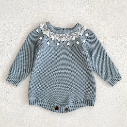 Korean Knit Baby Bodysuit
