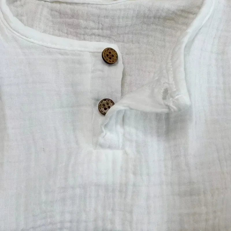 Casual Tops for Baby Boys Soft Muslin Organic
