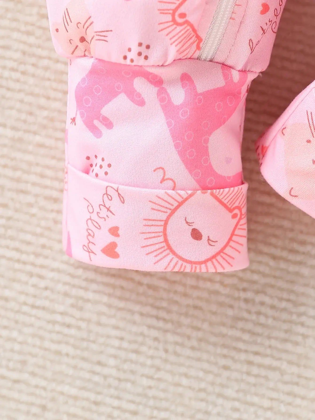 Roaming Giraffe Jumpsuit Set