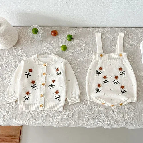 Cardigan Bambino Knit Set