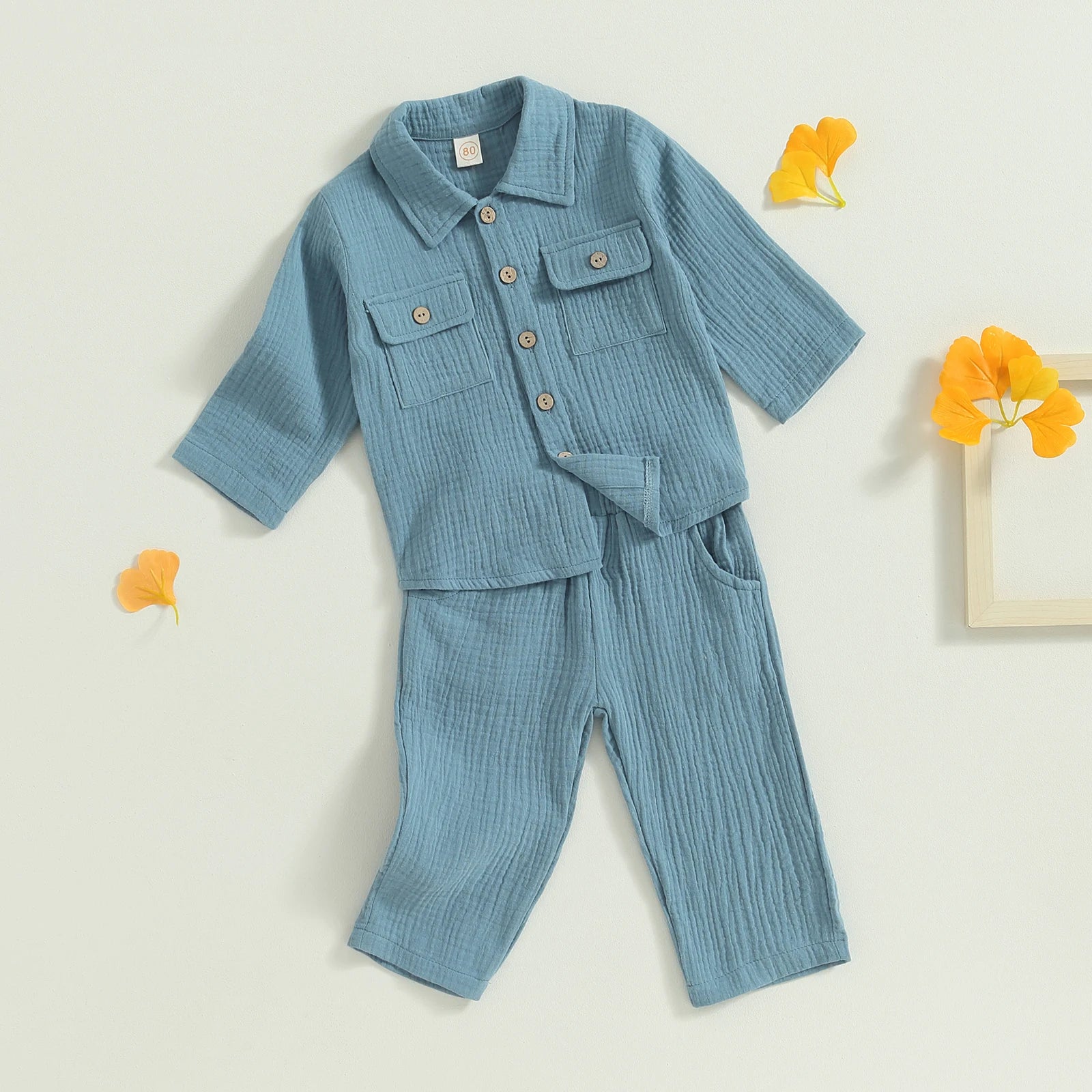 Pudcoco Linen Set - Boy's Outfit