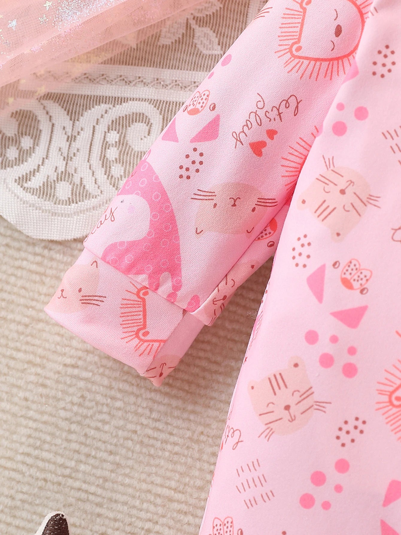 Roaming Giraffe Jumpsuit Set