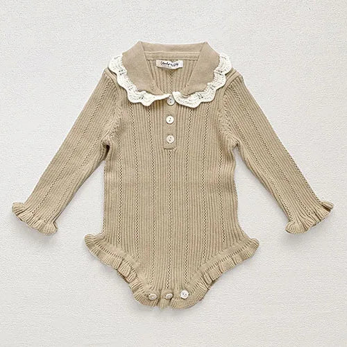 Korean Knit Baby Bodysuit