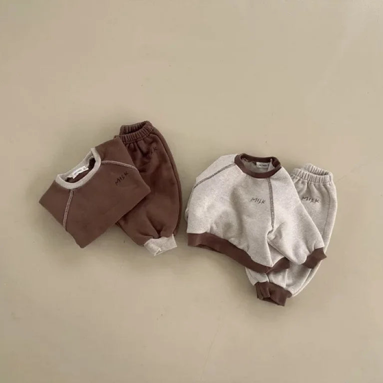 Cozy Velvet Fleece Pants for Baby Boys & Girls