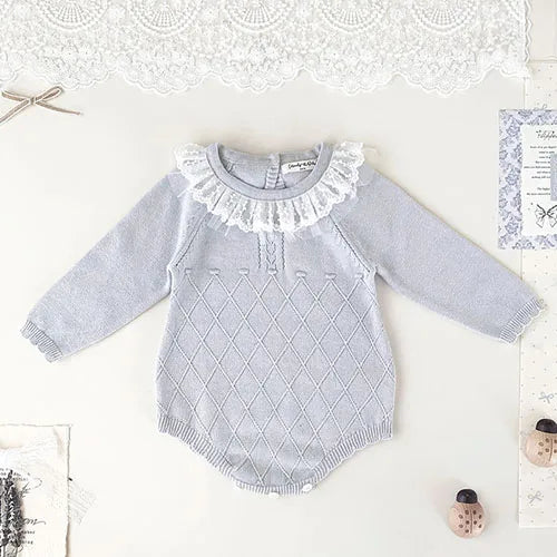 Korean Knit Baby Bodysuit