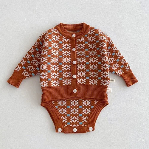 Cardigan Bambino Knit Set