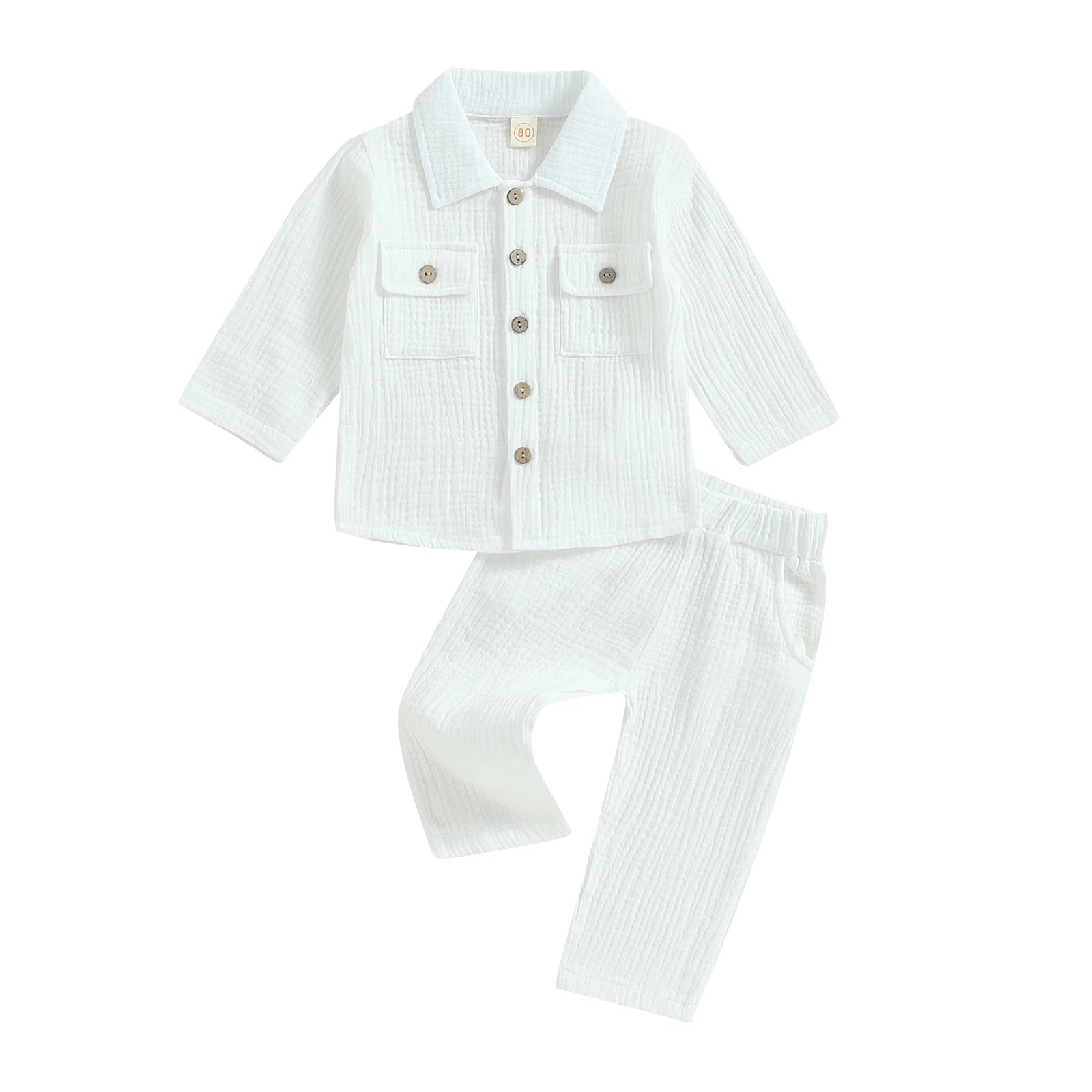 Pudcoco Linen Set - Boy's Outfit