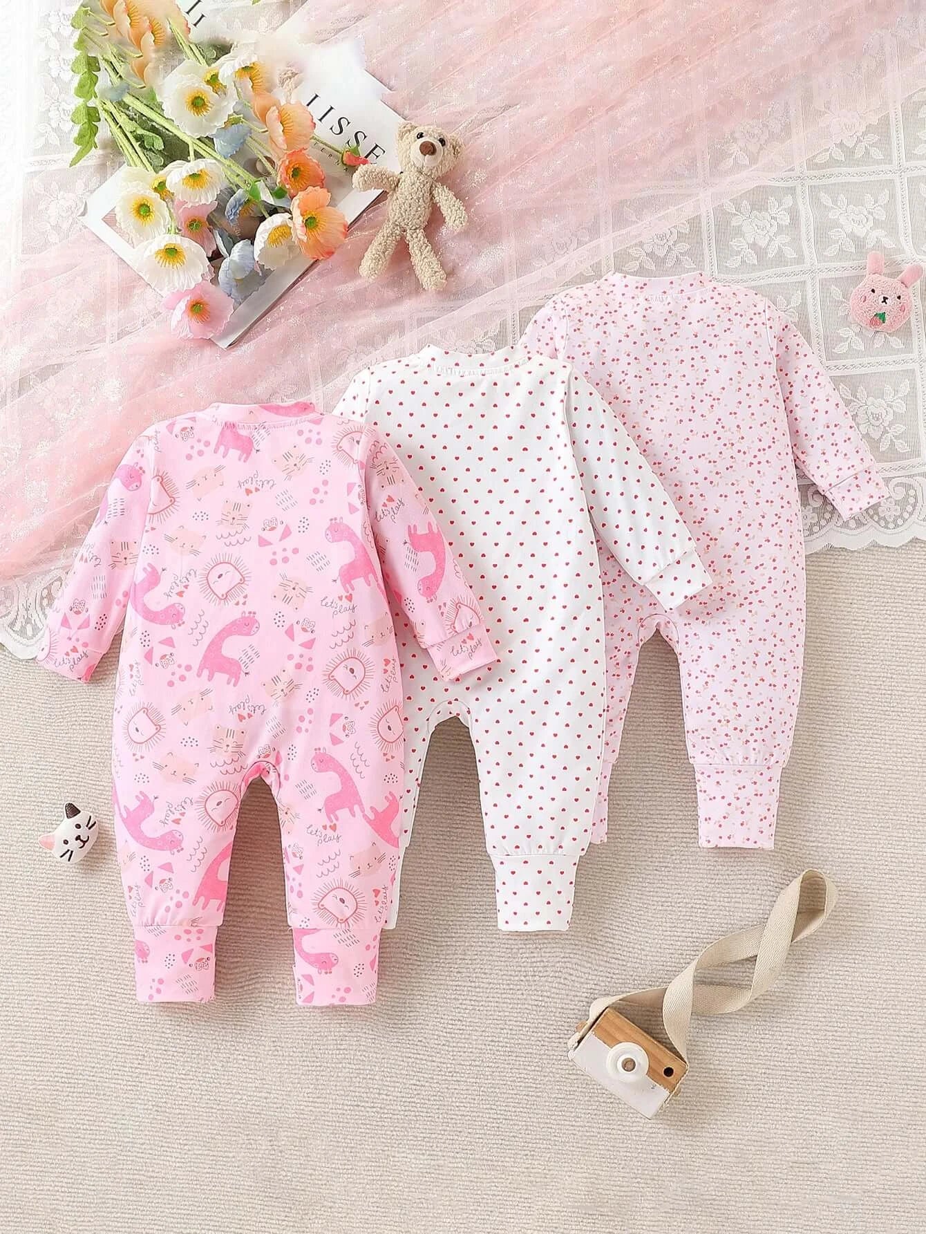 Roaming Giraffe Jumpsuit Set