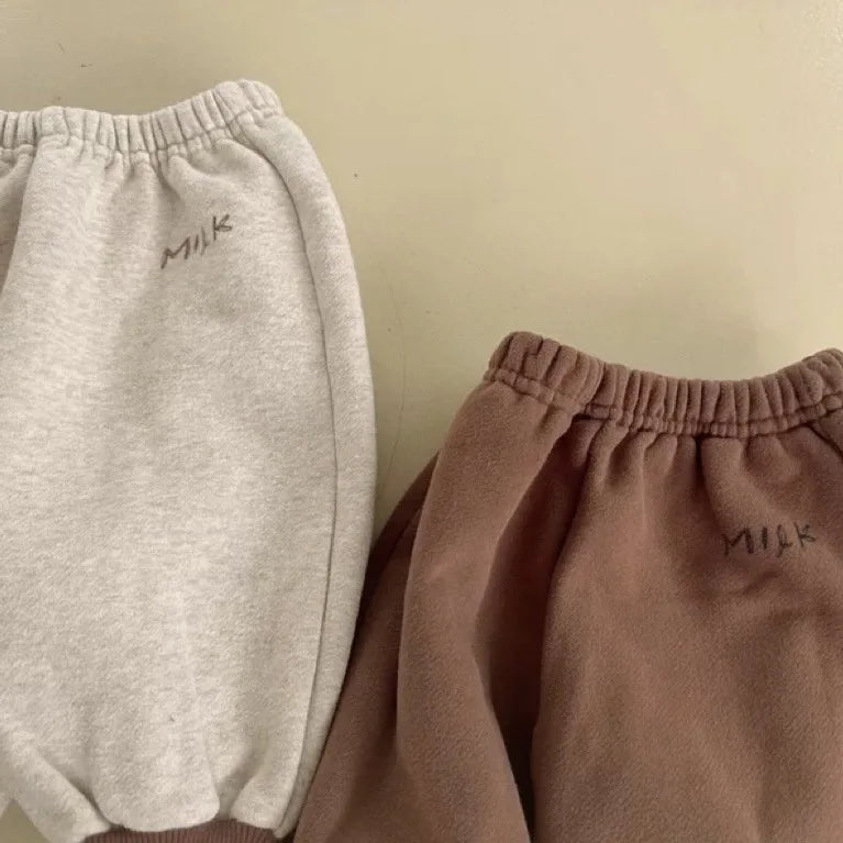 Cozy Velvet Fleece Pants for Baby Boys & Girls