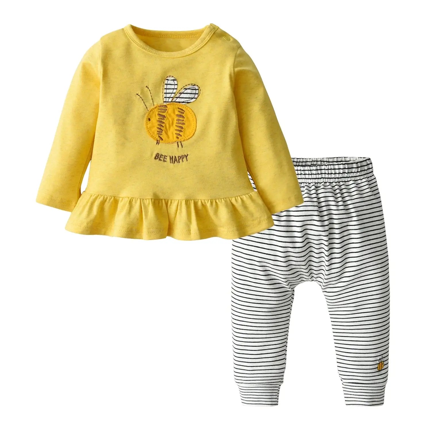 Bee Spring Toddler Outfit Set for Girls