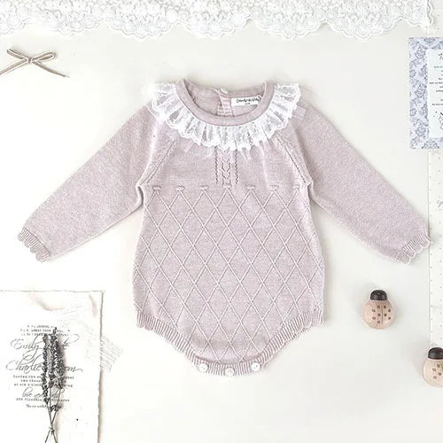 Korean Knit Baby Bodysuit