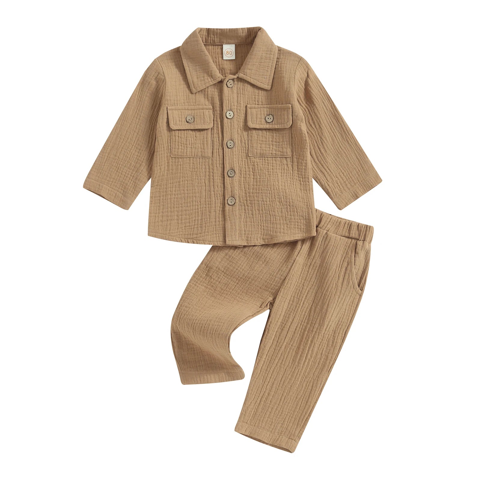 Pudcoco Linen Set - Boy's Outfit