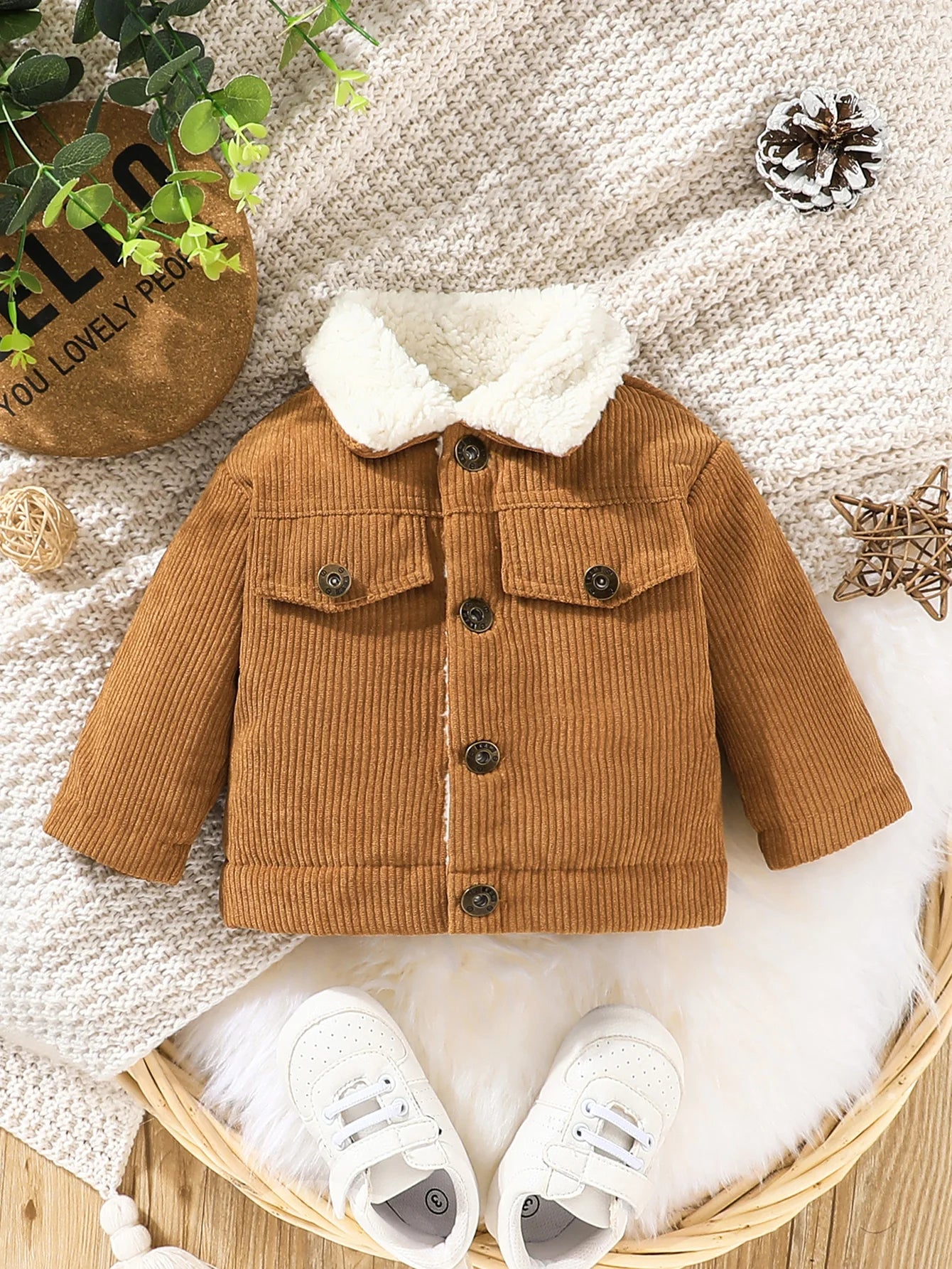 Newborn Baby Boy's Winter Cotton Coat