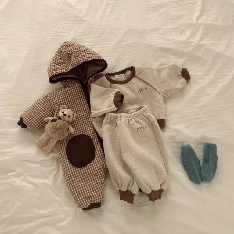 Cozy Velvet Fleece Pants for Baby Boys & Girls