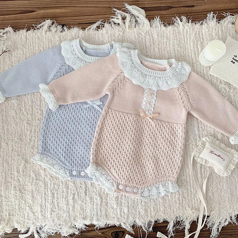 Korean Knit Baby Bodysuit