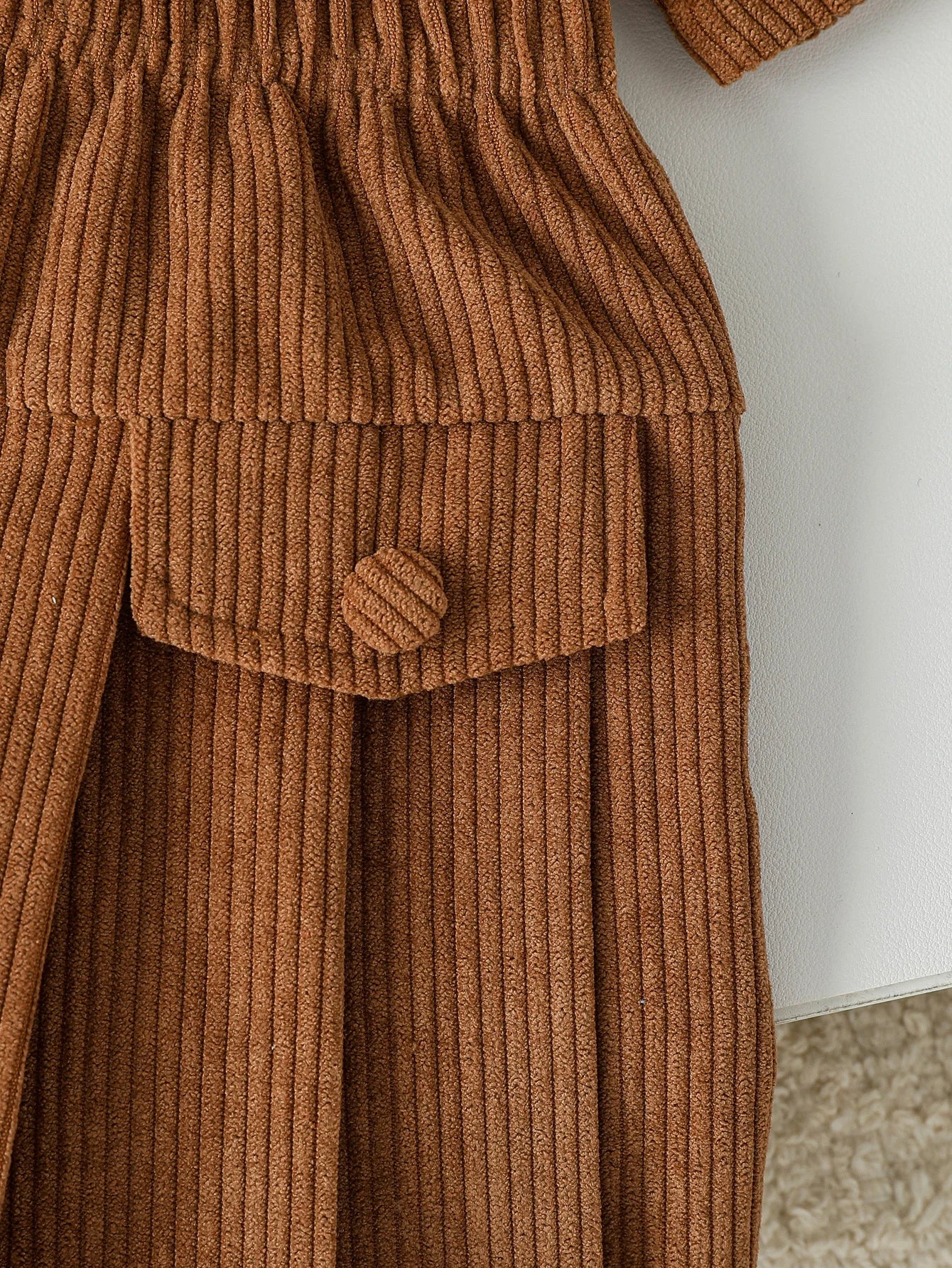 Chic Baby Girl High Collar Knit Set